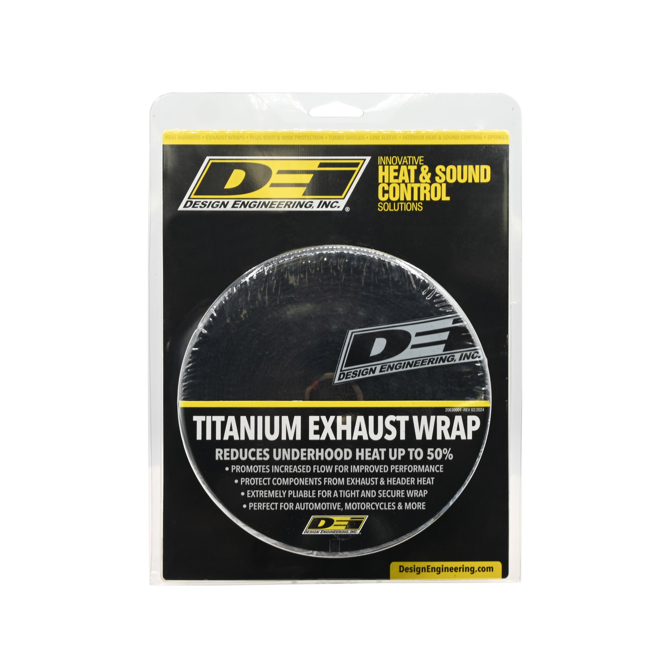 DEI Black Titanium™ Egzoz Sargısı - 2'' x 50' (5cm x 15m)