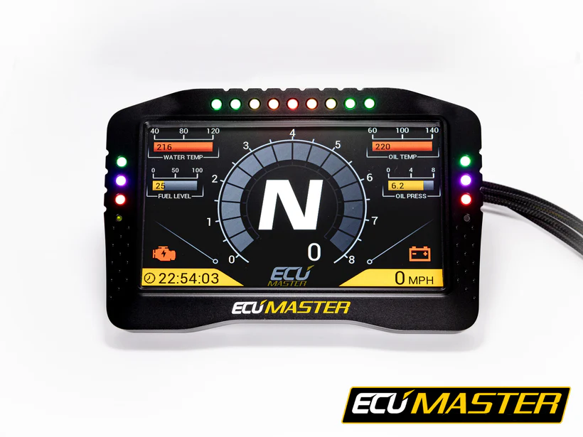 ECUMASTER ADU7 — Rev.2 IP65 Gelişmiş Dijital Ekran Ünitesi 7” (154.08mmx85.92mm) - Kayıt Özellikli