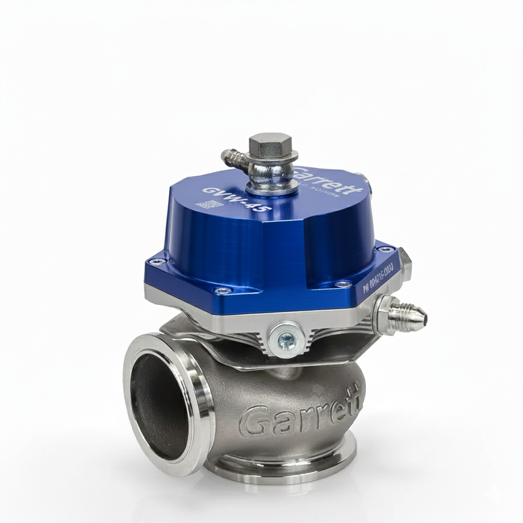 Garrett Vent GVW45 45mm Mavi Harici Wastegate Taban Basınç: 14.7 PSI | 1 Bar